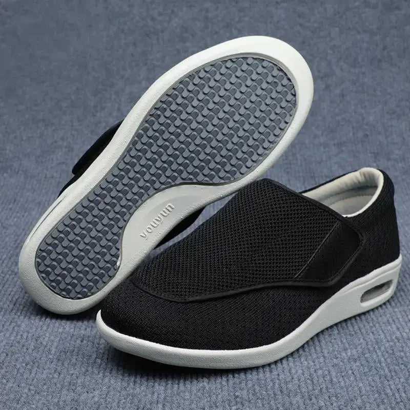 Unisex Breathable Velcro Walking Shoes | Comfortable Non-Slip Mesh Shoes by TED
