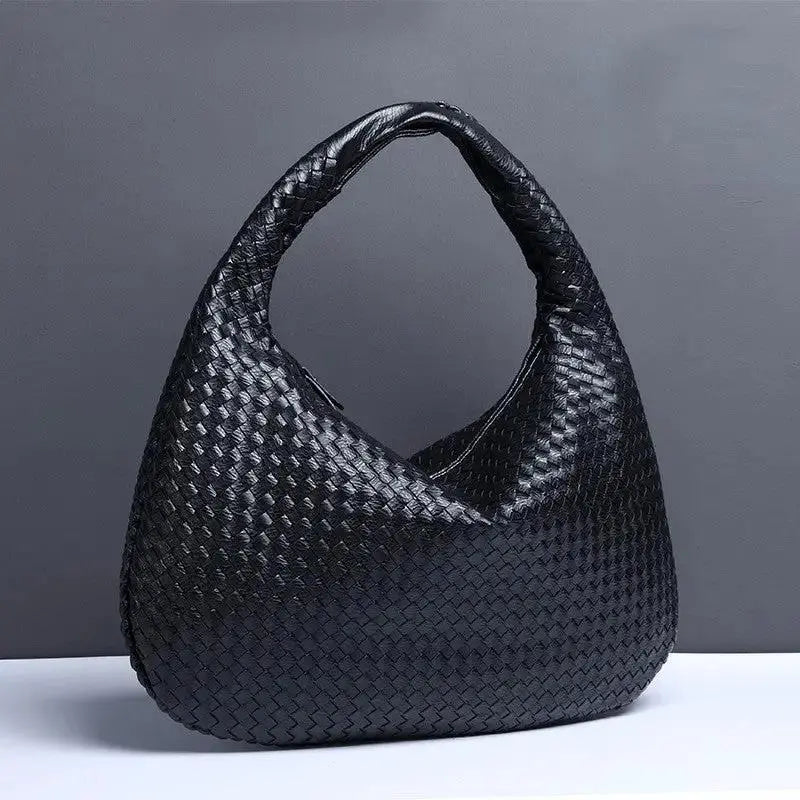 Women's Woven Crescent Handbag | Braided Shoulder & Underarm Bag by TED