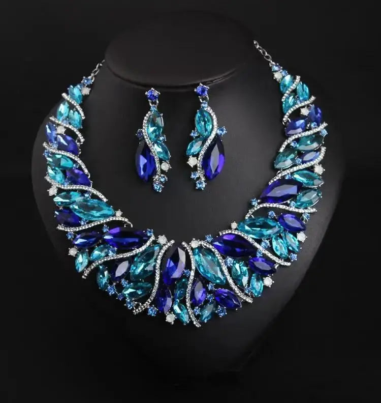 Stunning Rhinestone Jewelry Set for Elegant Occasions by TED
