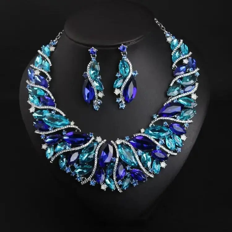 Stunning Rhinestone Jewelry Set for Elegant Occasions by TED