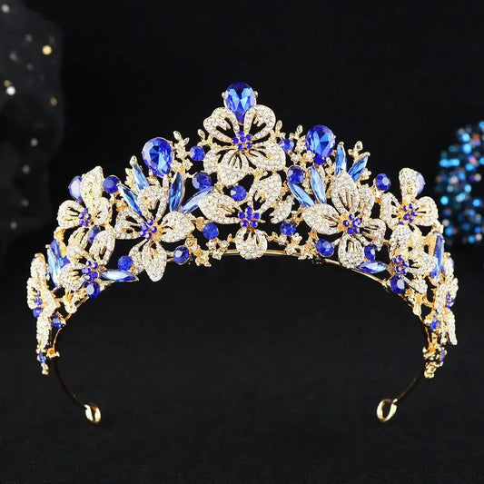 Elegant Birthday Tiara -Sparkling Rhinestone Crown Headpiece by TED
