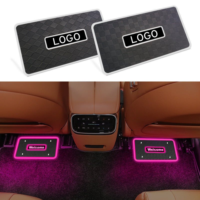 Bluetooth RGB Car Floor Mat With 44 LED Lights, Voice Control & Smartphone App Customization - Cherished Harbor Gifts