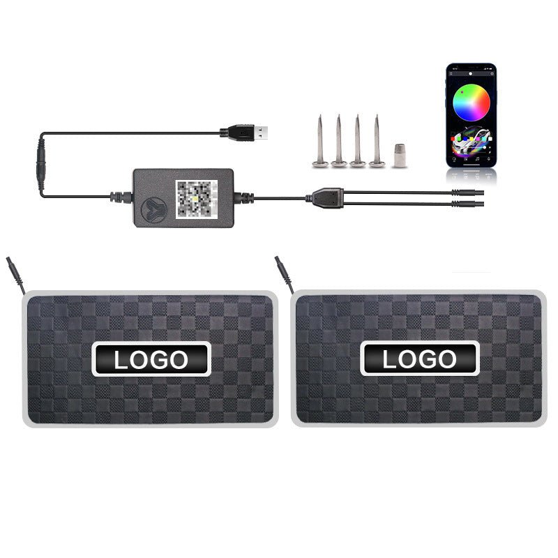 Bluetooth RGB Car Floor Mat With 44 LED Lights, Voice Control & Smartphone App Customization - Cherished Harbor Gifts