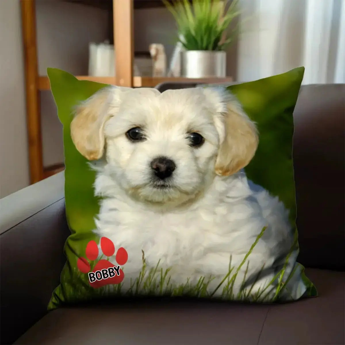 Personalized Pet Pillow Cover for Cat and Dog Lovers by Inkedjoy