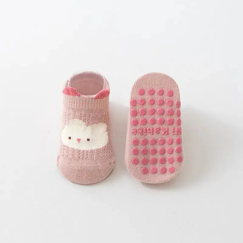 Non-Slip Baby Socks for First Walkers - Cartoon Grip Design by TED
