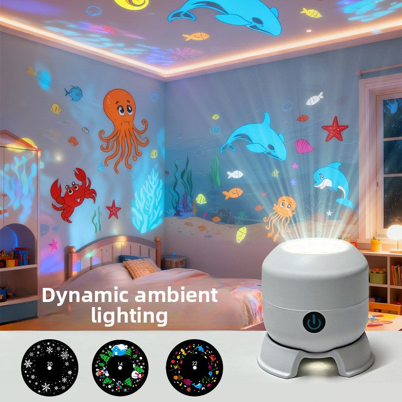 LED Christmas Projector Light for Festive Holiday Decor - Cherished Harbor Gifts