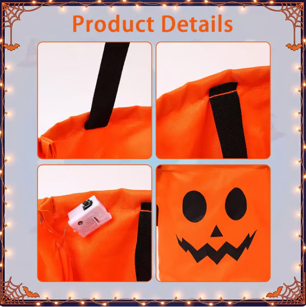 LED Halloween Candy Bucket for Trick or Treating Fun - Cherished Harbor Gifts