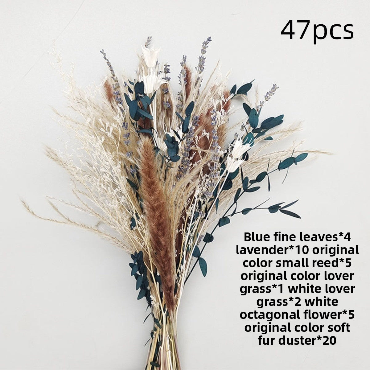 Natural Dried Flower Bouquet for Home and Wedding Decor - Cherished Harbor Gifts