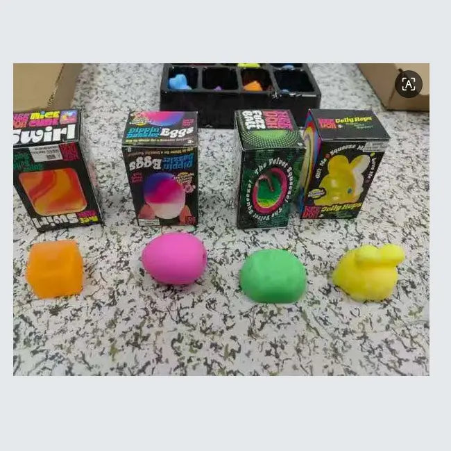 Easter Squishy Toy Blind Box with Golden Eggs
