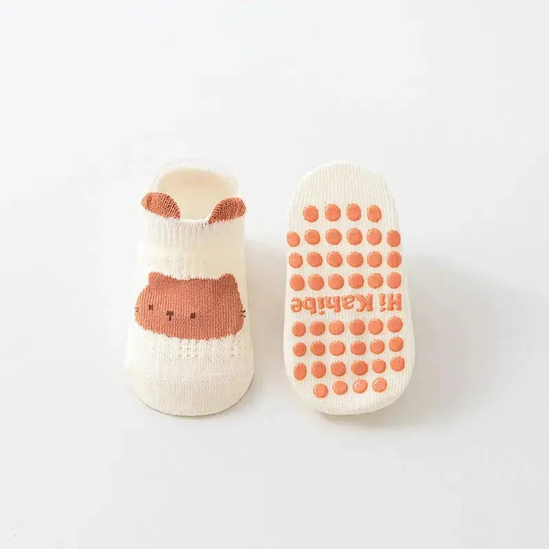 Non-Slip Baby Socks for First Walkers - Cartoon Grip Design by TED