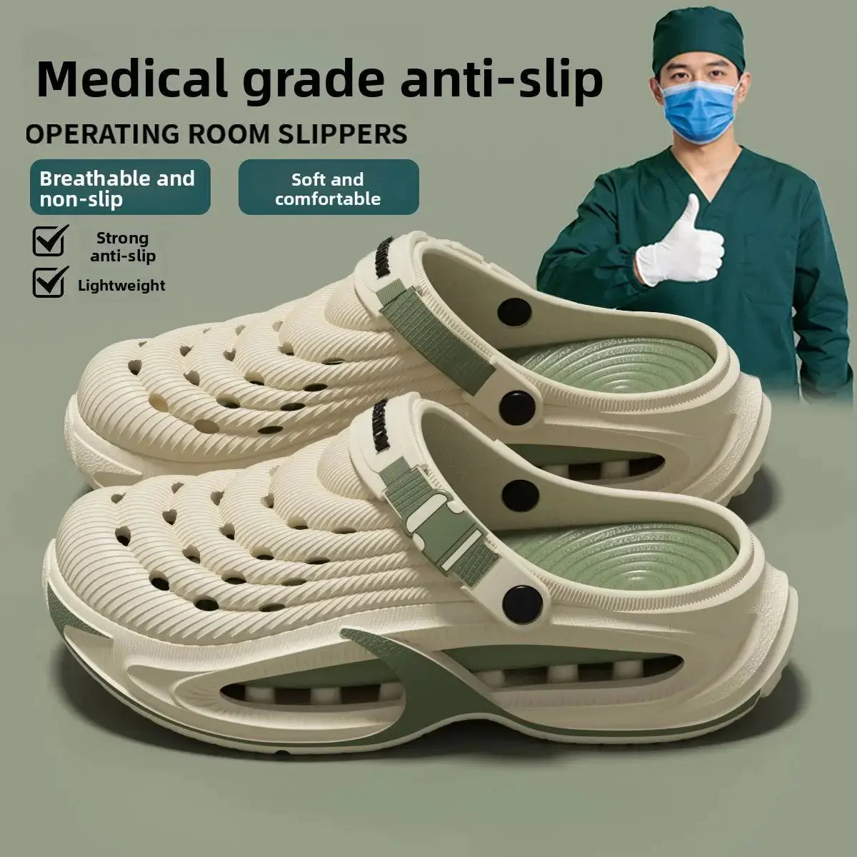 Unisex Slip-On Clogs for Beach and Casual Outdoor Use by TED