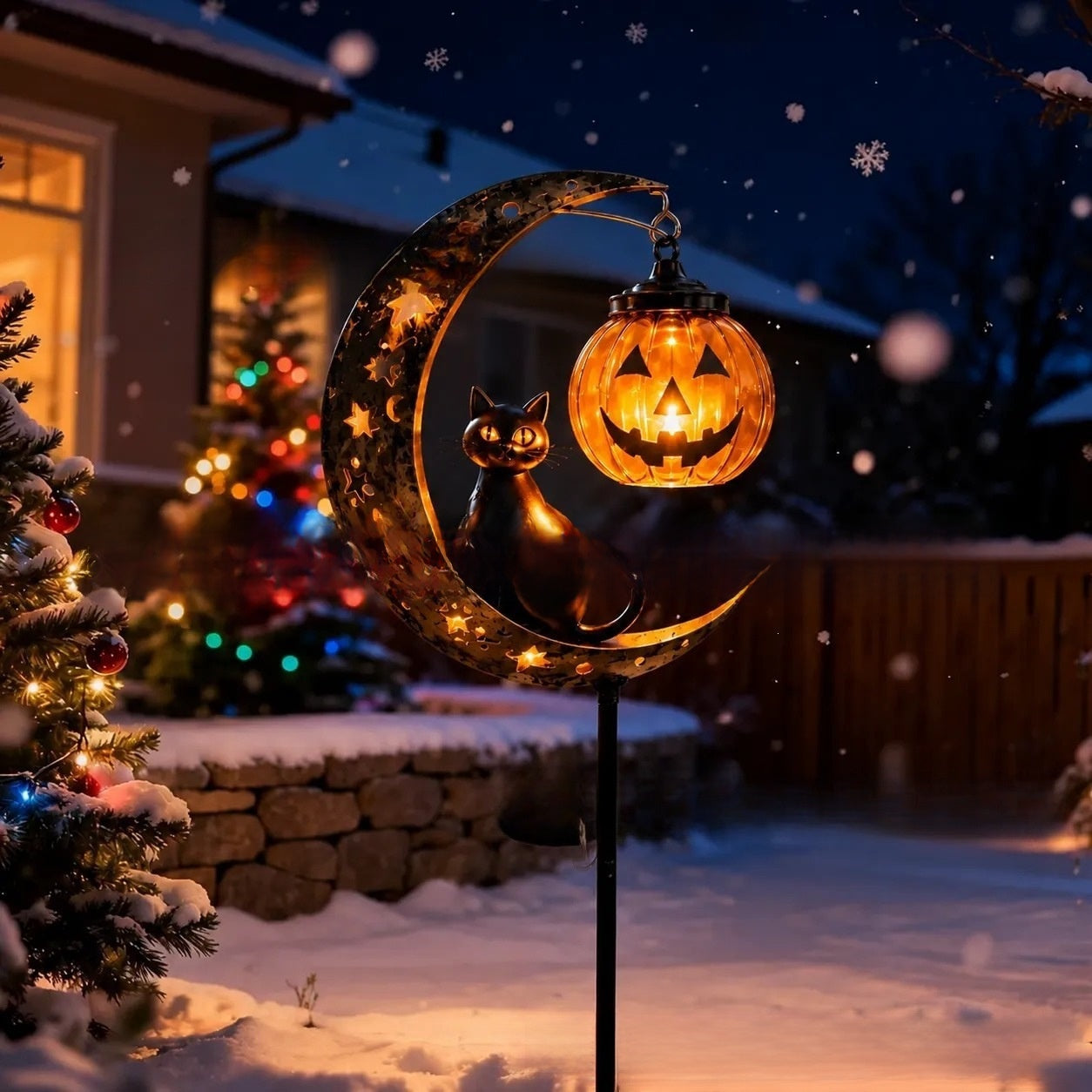 Halloween Garden Stake Light for Spooky Outdoor Decor - Cherished Harbor Gifts