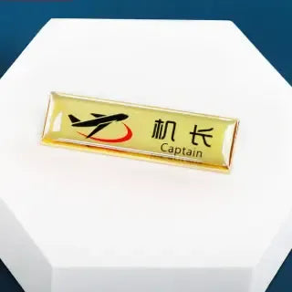 Aviation Pilot Badge | Alloy Airline-Style Flight Crew & Aircraft Emblem Pin by Cherished Harbor Gifts by TED