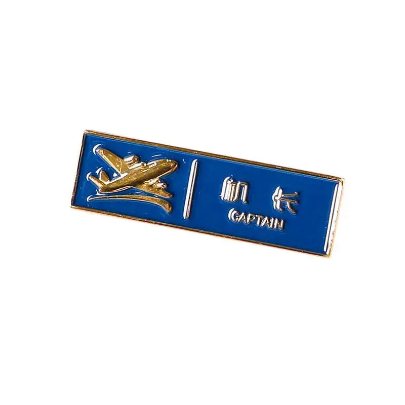 Aviation Pilot Badge | Alloy Airline-Style Flight Crew & Aircraft Emblem Pin by Cherished Harbor Gifts by TED