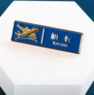 Aviation Pilot Badge | Alloy Airline-Style Flight Crew & Aircraft Emblem Pin by Cherished Harbor Gifts by TED