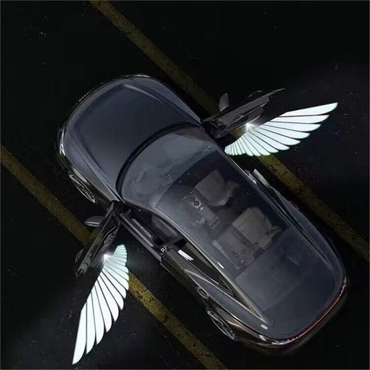 Carbon Fiber Wireless Car Door Welcome Lights With Automatic Infrared Sensor & HD Projection - Cherished Harbor Gifts
