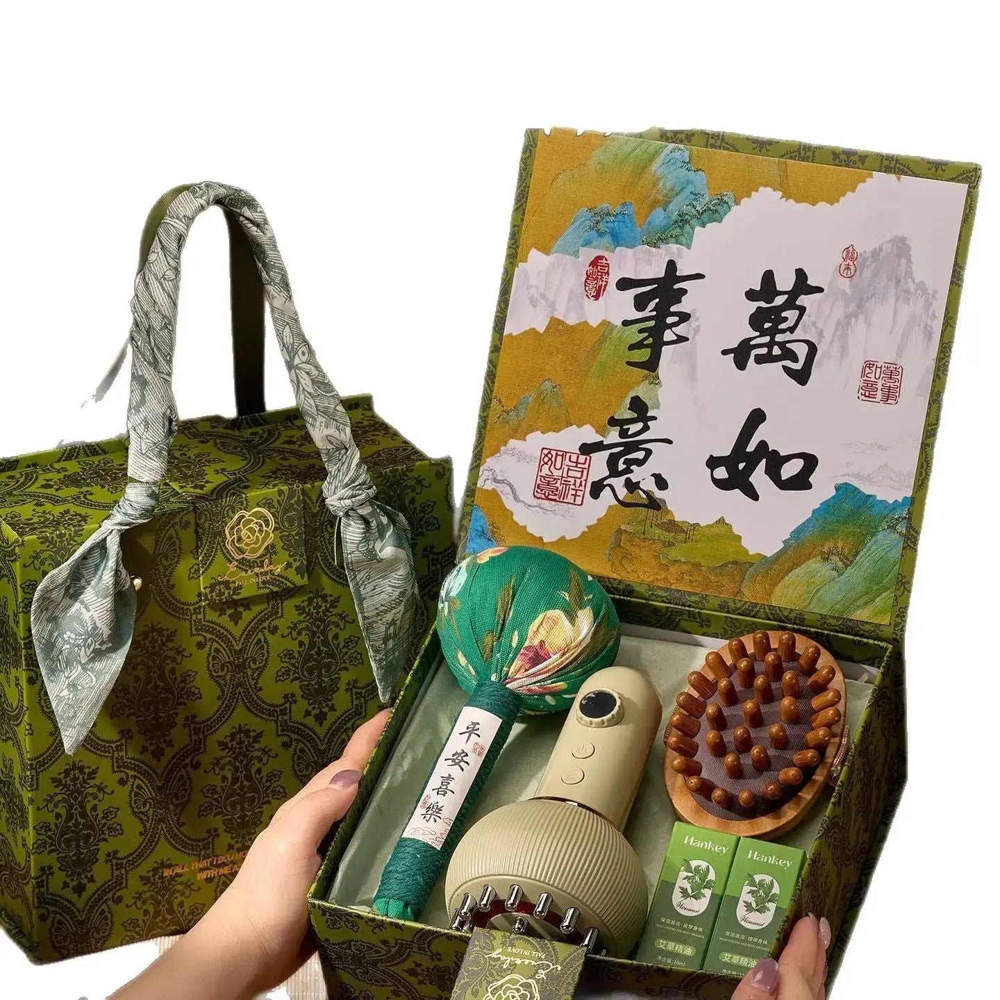 Oriental Beech Wood Wellness Gift Set for Relaxation by TED