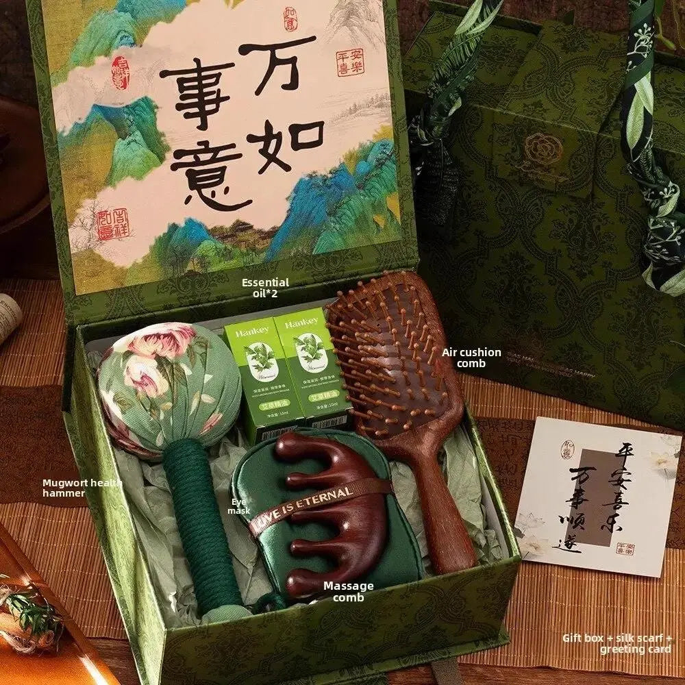 Oriental Beech Wood Wellness Gift Set for Relaxation by TED