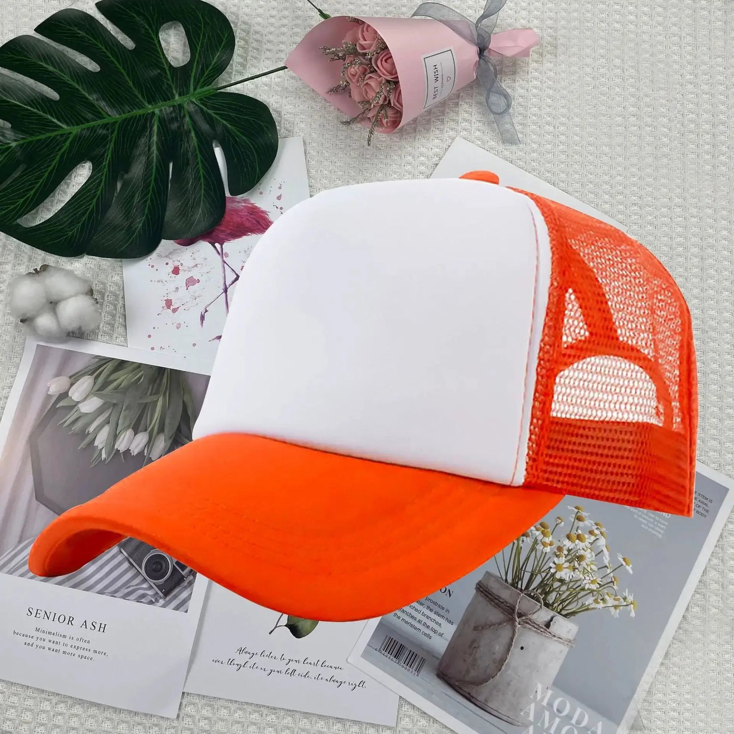 Personalized Breathable Mesh Sun Hat | Custom Embroidered Unisex Outdoor Cap by TED