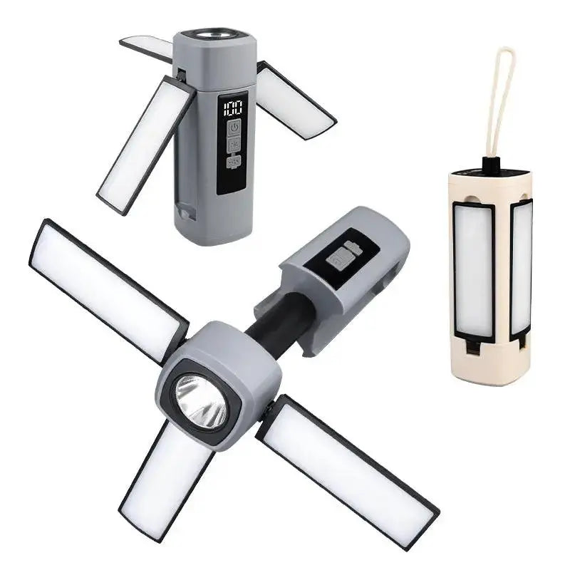 1500LM Rechargeable LED Camping Light | Foldable Magnetic Work & Emergency Lantern by TED