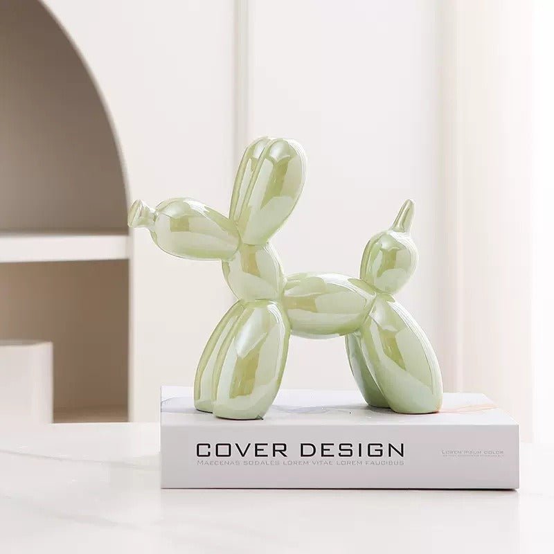 Ceramic Balloon Dog Jewelry Tray Modern Home Décor - Cherished Harbor Gifts
