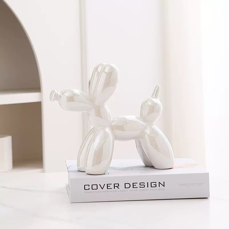 Ceramic Balloon Dog Jewelry Tray Modern Home Décor - Cherished Harbor Gifts