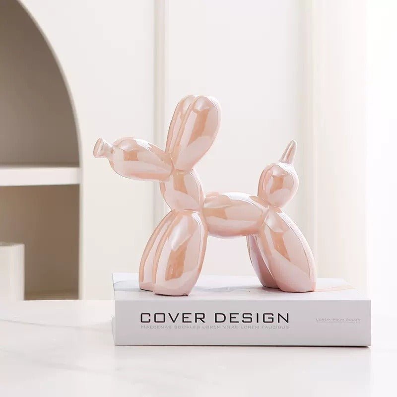 Ceramic Balloon Dog Jewelry Tray Modern Home Décor - Cherished Harbor Gifts