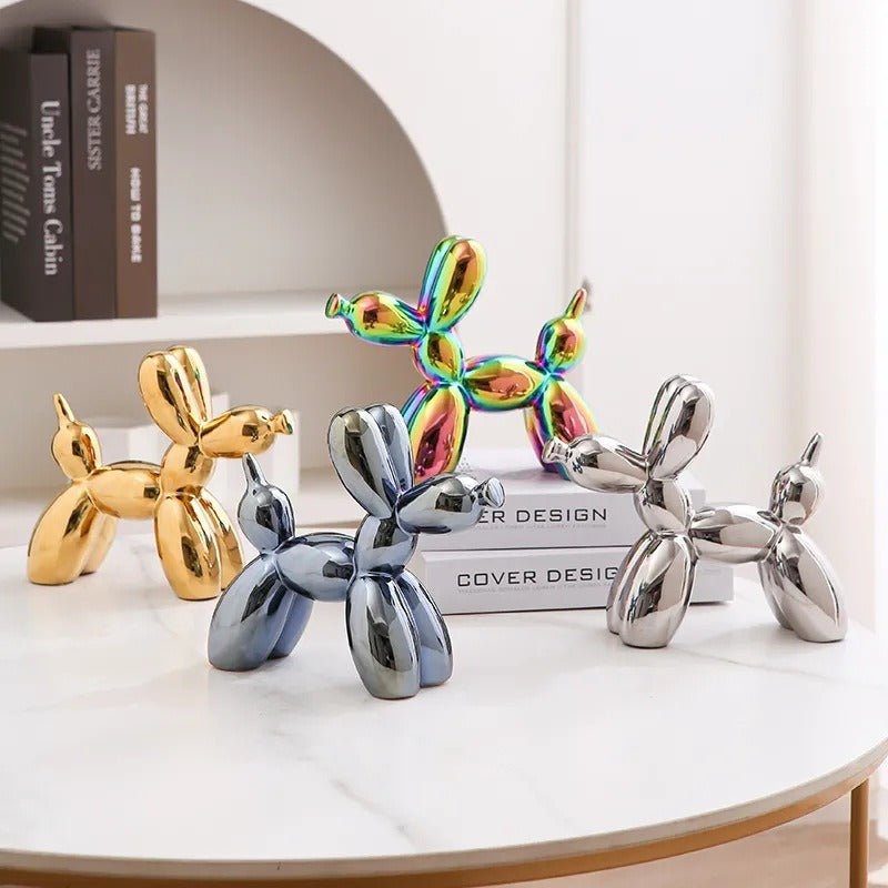 Ceramic Balloon Dog Jewelry Tray Modern Home Décor - Cherished Harbor Gifts