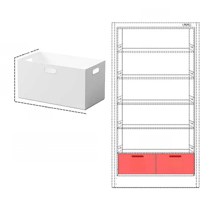 Stackable Plastic Storage Box with Lid | 12L Modular Home Organizer by TED