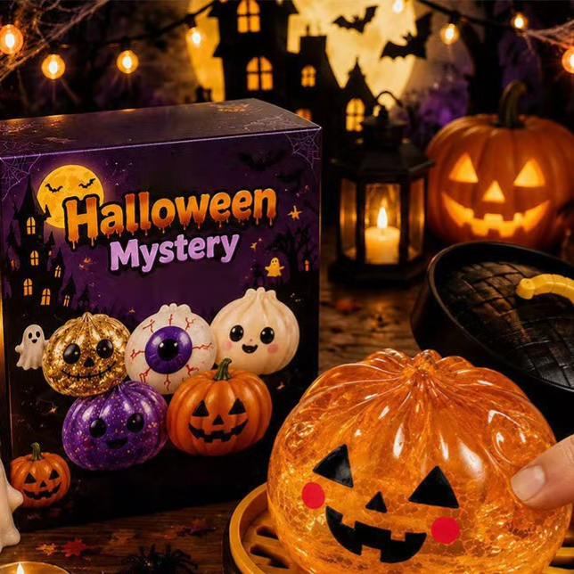 Halloween Stress Relief Toy - Ghost Squeeze Ball for Fun - Cherished Harbor Gifts