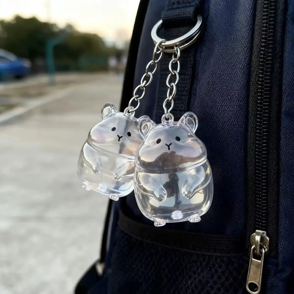 Hamster Memorial Keychain for Cherished Pet Remembrance by TED