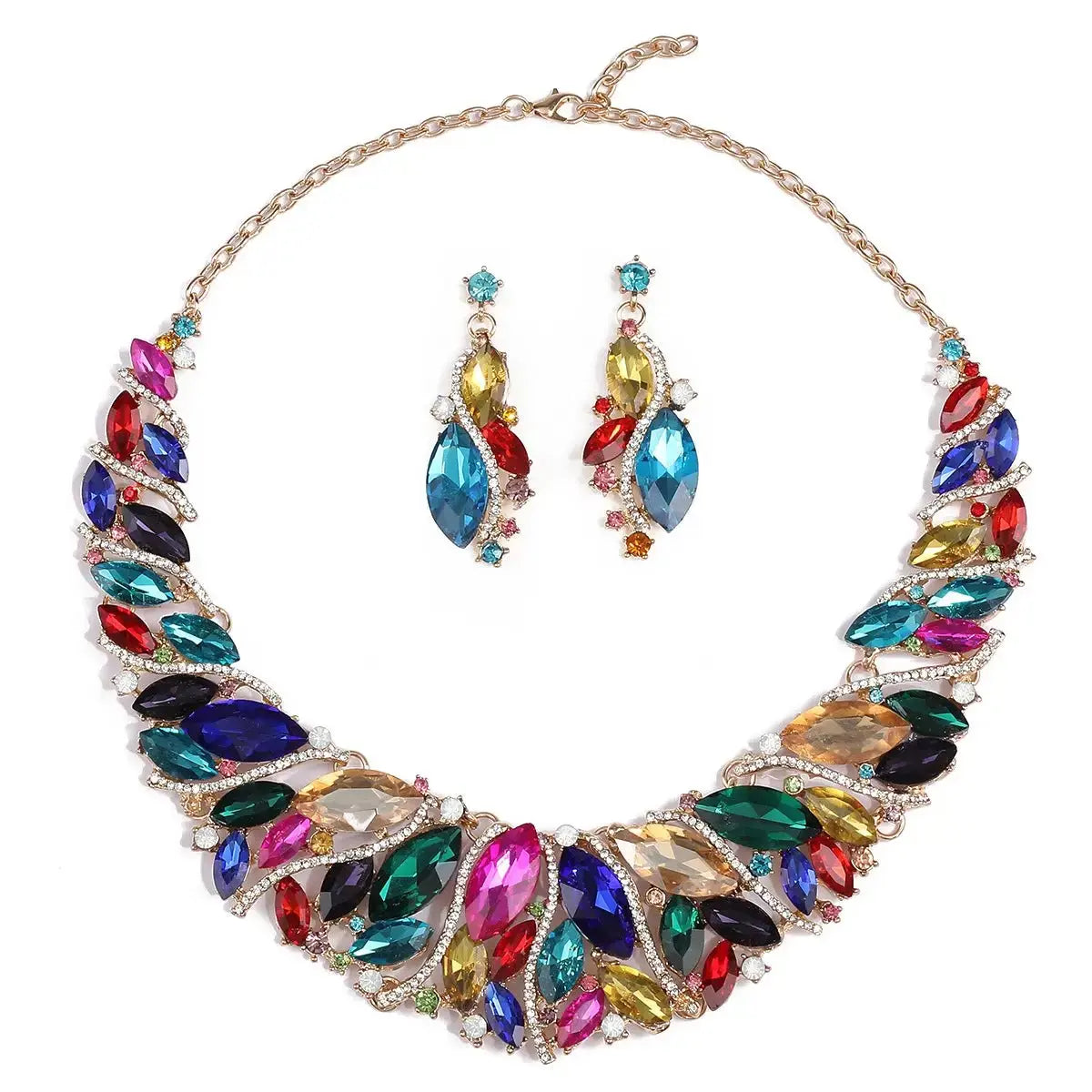 Stunning Rhinestone Jewelry Set for Elegant Occasions by TED