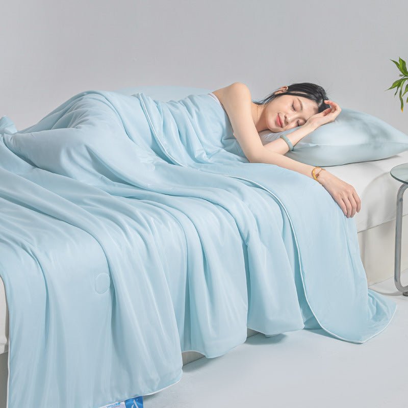 Cooling Quilt For Summer Ice Silk Comforter With Gift Box - Cherished Harbor Gifts