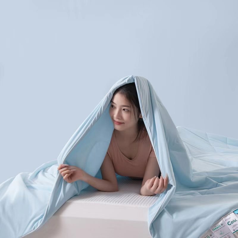 Cooling Quilt For Summer Ice Silk Comforter With Gift Box - Cherished Harbor Gifts