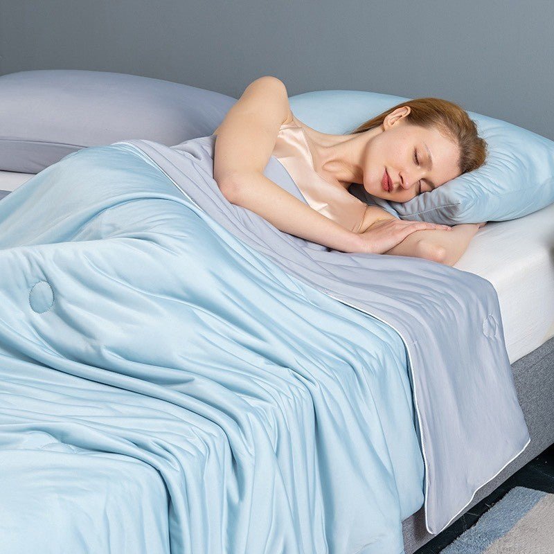 Cooling Quilt For Summer Ice Silk Comforter With Gift Box - Cherished Harbor Gifts