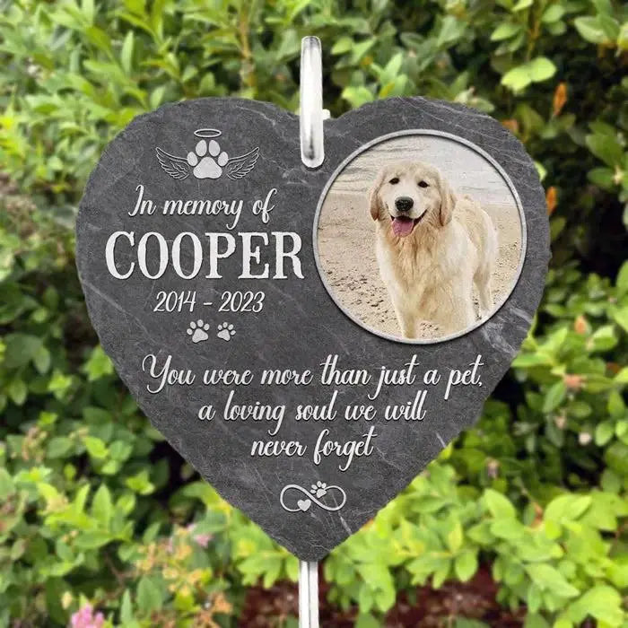 Custom Garden Memorial Stone for Pet Loss Sympathy Gifts by Inkedjoy