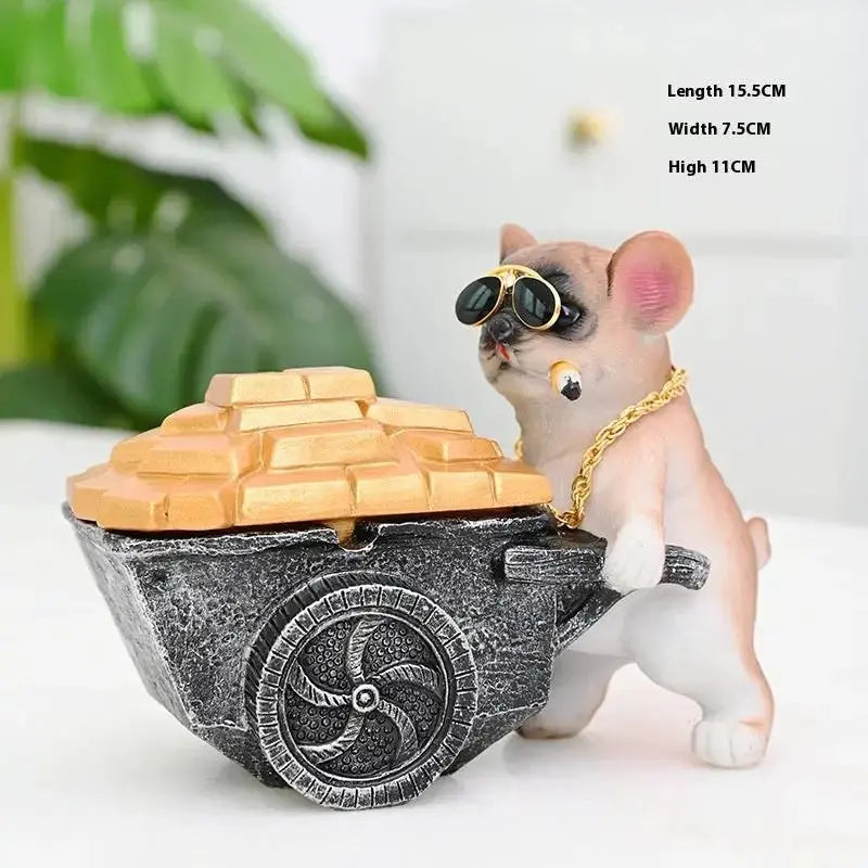 Creative Cartoon Dog Ashtray for Unique Home Decor by CHG-IJ