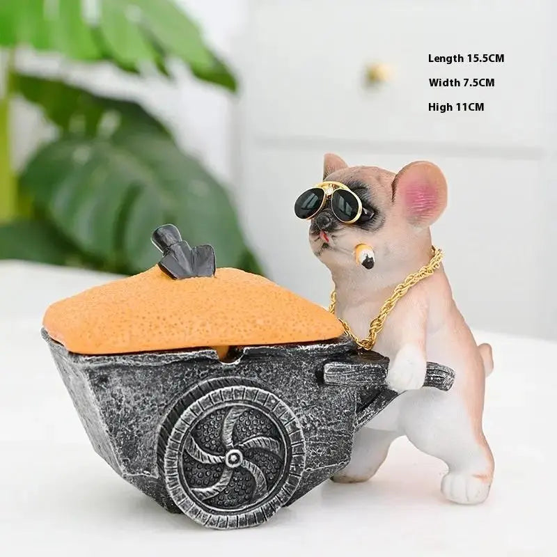 Creative Cartoon Dog Ashtray for Unique Home Decor by CHG-IJ