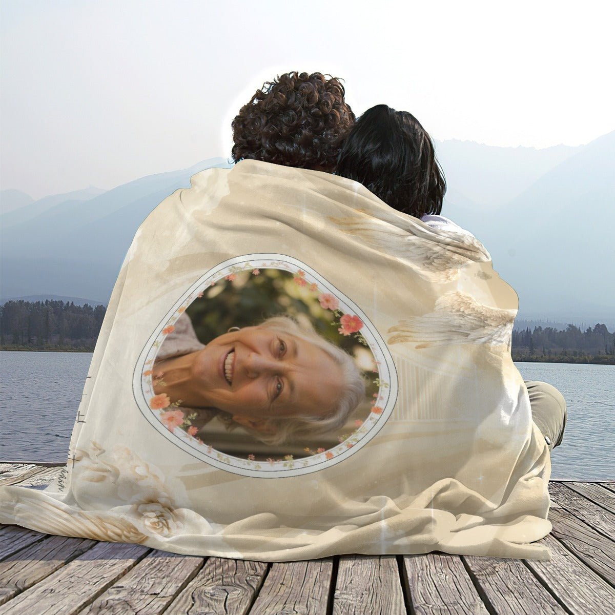 Custom Photo Blanket Custom Memory Gift - Cherished Harbor Gifts