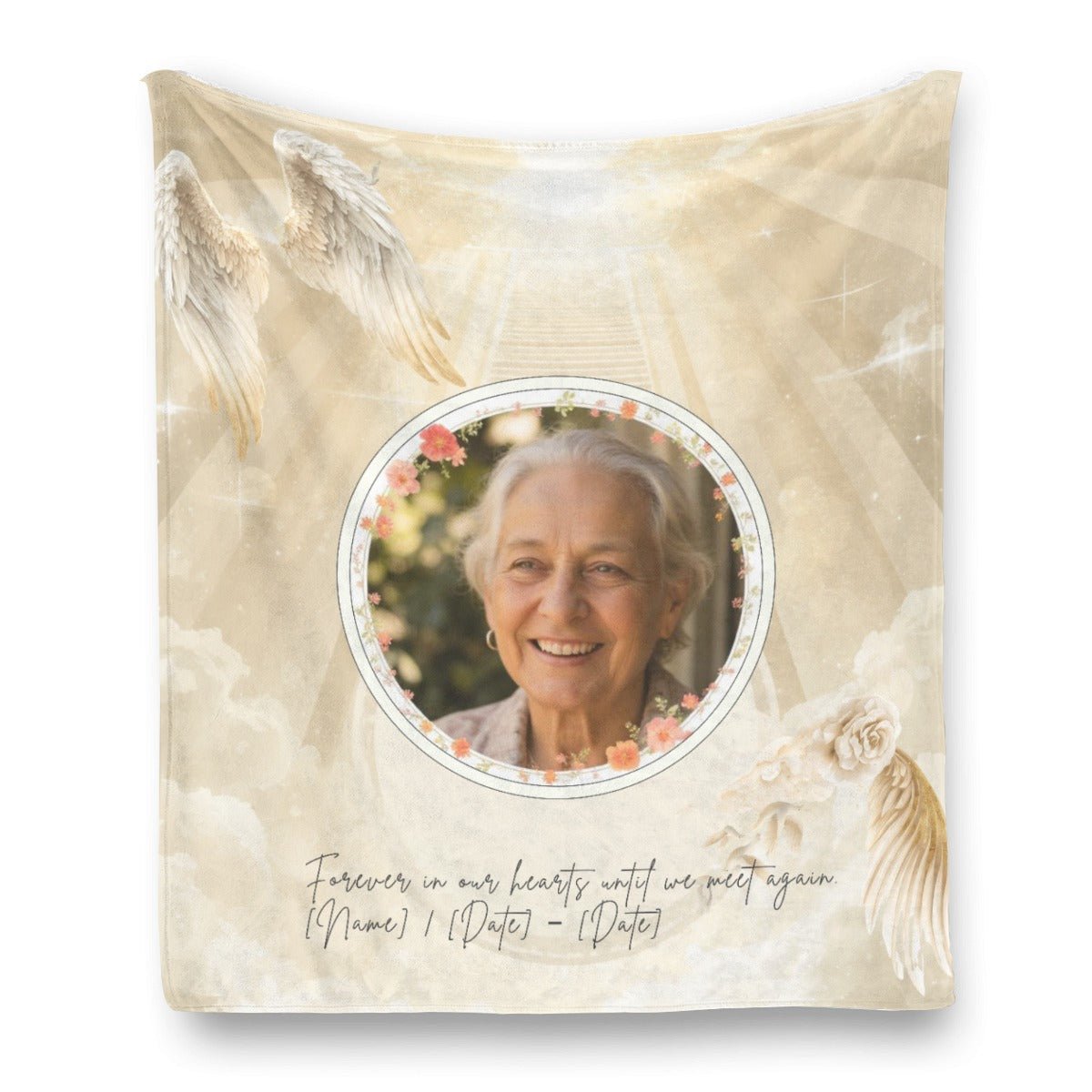 Custom Photo Blanket Custom Memory Gift - Cherished Harbor Gifts
