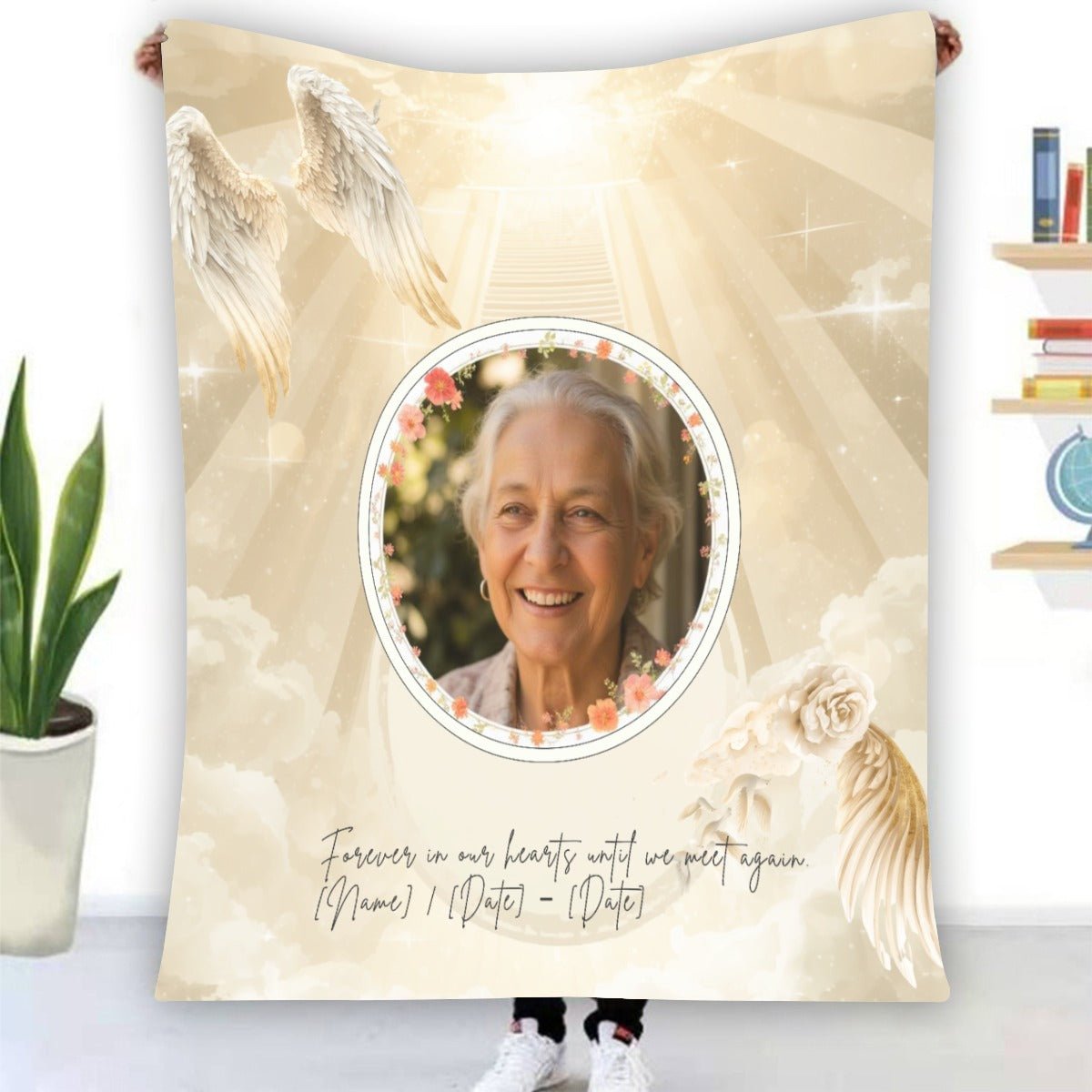 Custom Photo Blanket Custom Memory Gift - Cherished Harbor Gifts