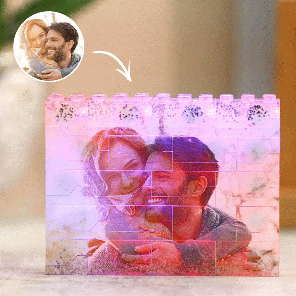 Custom Photo Light Gift - Personalized LED Picture Block by Inkedjoy