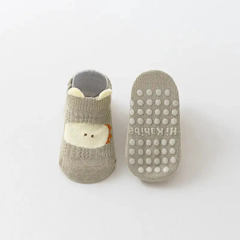 Non-Slip Baby Socks for First Walkers - Cartoon Grip Design by TED