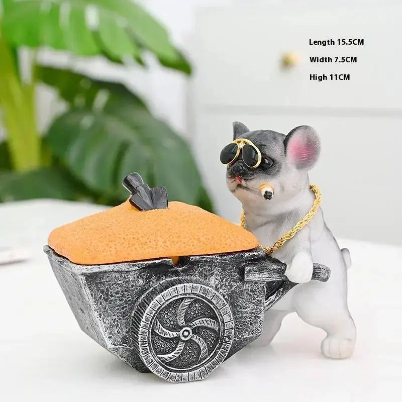 Creative Cartoon Dog Ashtray for Unique Home Decor by CHG-IJ