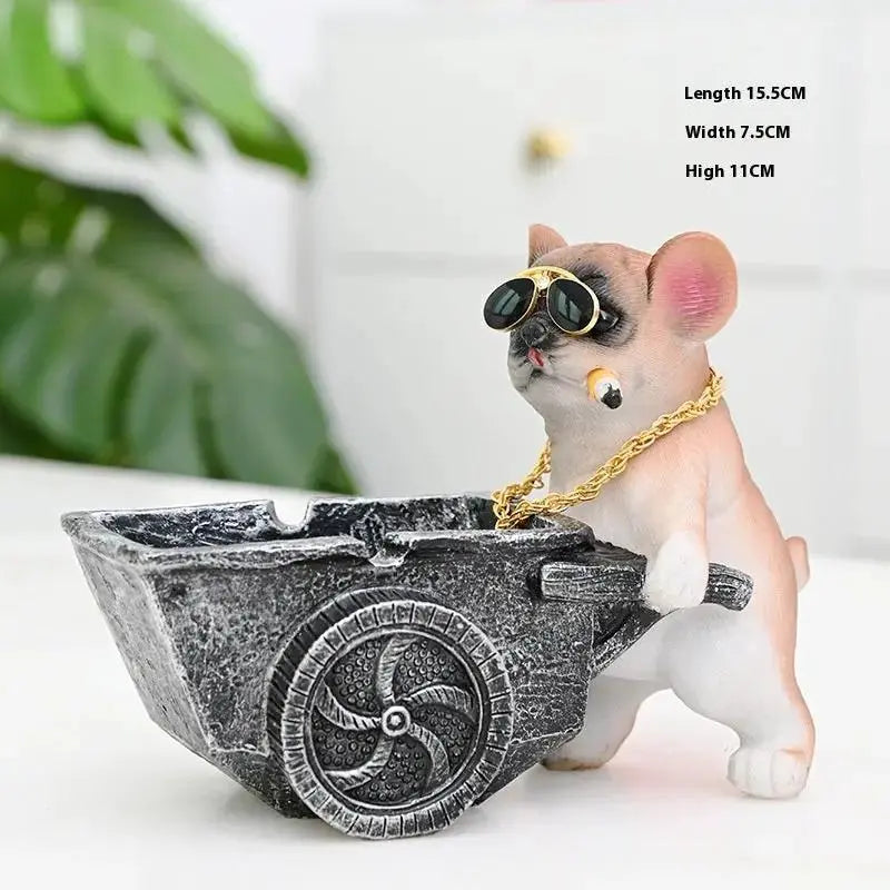 Creative Cartoon Dog Ashtray for Unique Home Decor by CHG-IJ