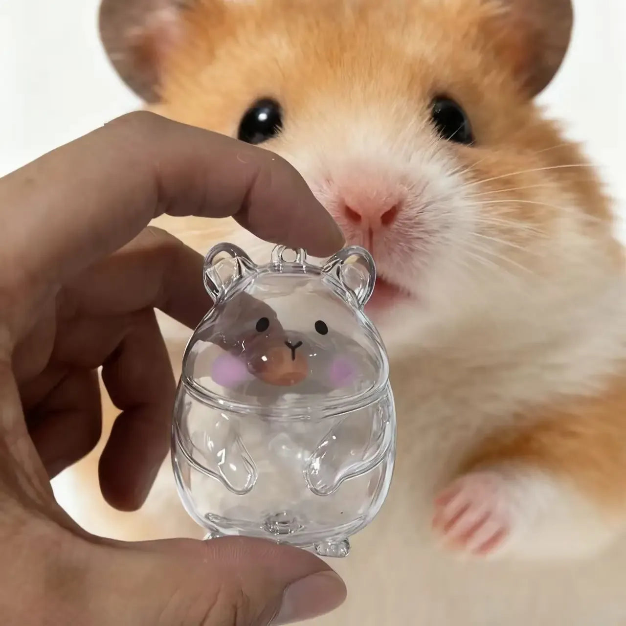 Hamster Memorial Keychain for Cherished Pet Remembrance by TED
