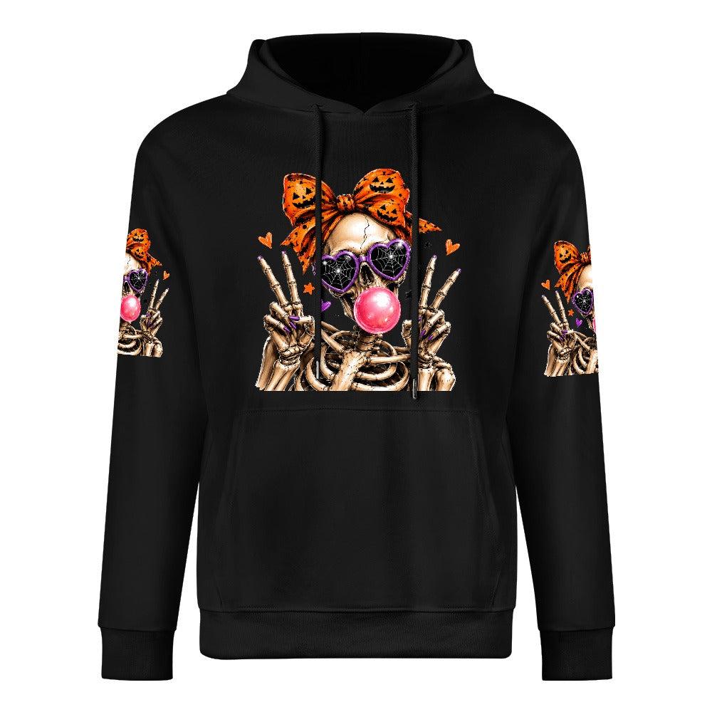Halloween 100% Cotton Hoodie | Unisex Graphic Pullover Sweatshirt
