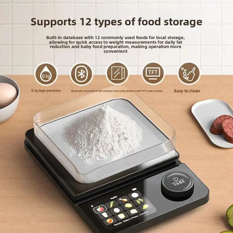 Rechargeable Bluetooth Electronic Kitchen Scale by TED