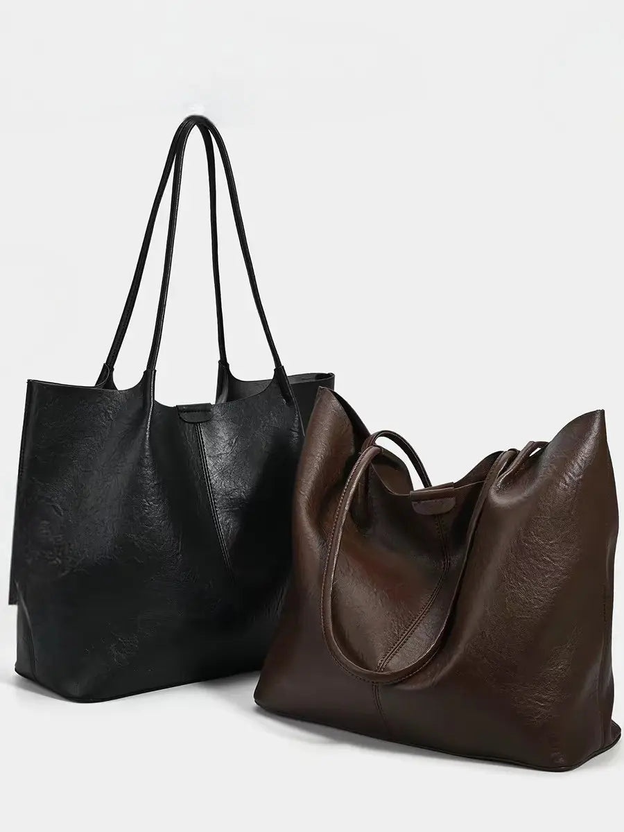 mothers day Fashion PU Mother-Daughter Tote Bag