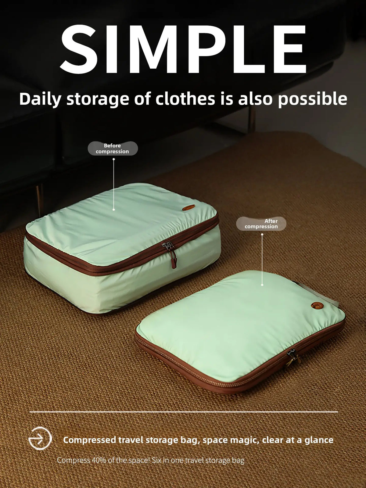 Travel Compression Storage Bag Organizer